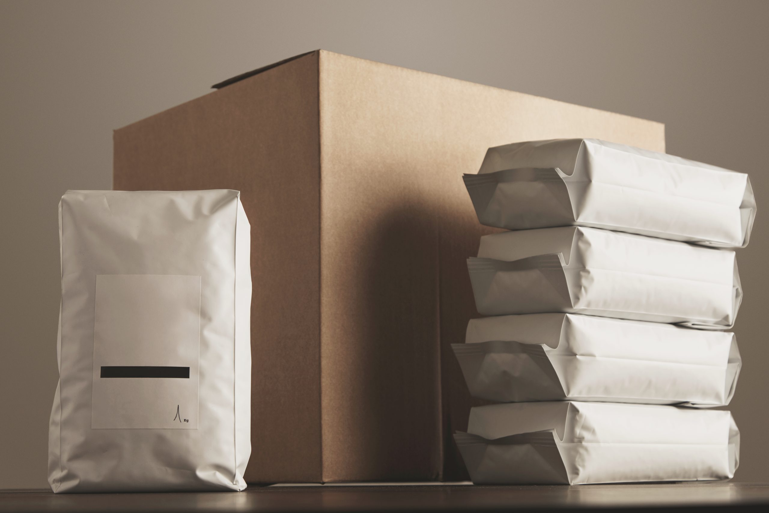 Clear and printed custom poly packaging bags